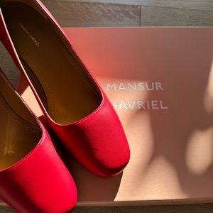 Mansur Gavriel Square Toe Heel size 35 (US 5) *brand new*